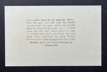 Load image into Gallery viewer, 1960's Toledo Mud Hens Baseball Club Vintage Decal Original Unused Sticker