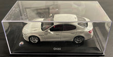 Load image into Gallery viewer, Maserati Ghibli Bianco Alpine 1:43 Diecast Scale Model Car Dealership Promo
