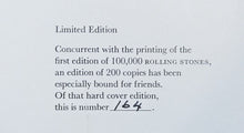 Load image into Gallery viewer, 1972 Rolling Stones Specially Bound Hardcover Book Limited Edition Rock & Roll