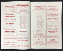 Load image into Gallery viewer, Vtg 1953 NHL Oldtimers Hockey Program Kingston Goodyears Charlie Conacher