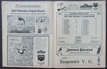 Load image into Gallery viewer, 1959 Madison Square Garden NHL Program Boston Bruins vs NY Rangers Monty Hall