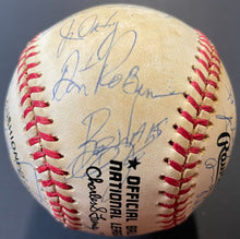 Load image into Gallery viewer, 1986 Pittsburgh Pirates Team Signed Baseball x18 Autographed Barry Bonds MLB LOA