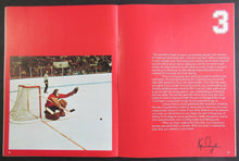 Load image into Gallery viewer, 1973 McDonald's Promotion Program Let's Play Better Hockey With Ken Dryden Book