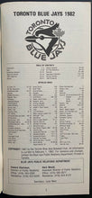 Load image into Gallery viewer, 1982 MLB Baseball Toronto Blue Jays Media Guide Exhibition Stadium Vintage