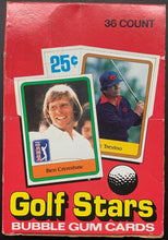 Load image into Gallery viewer, 1981 Donruss Golf Stars Trading Card Bubble Gum Card Open Box + 36 Wax Wrappers