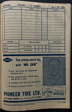 Load image into Gallery viewer, 1962 Stanley Cup Finals Game 2 Ticket + Program Signed Stan Mikita Leafs Hockey