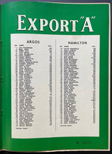 Load image into Gallery viewer, 1972 CFL Football Exhibition Stadium Program + Yearbook Toronto Argonauts