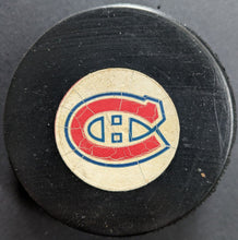 Load image into Gallery viewer, 1980's Montreal Canadiens Game Used Official Viceroy NHL Vintage Ice Hockey Puck