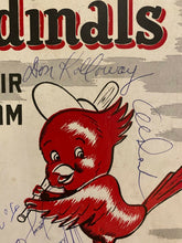 Load image into Gallery viewer, 1950 Pony League Baseball Program MLB All Stars Signed by 9 Autographed Coleman+