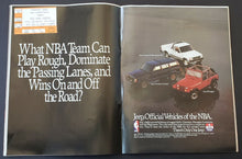 Load image into Gallery viewer, 1989 Vets Memorial Coliseum NBA Program NY Knicks - Phoenix Sun + Ticket P Ewing