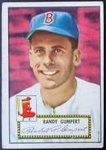 Load image into Gallery viewer, 1952 Topps Baseball Randy Gumpert #247 Boston Red Sox MLB Card Vintage