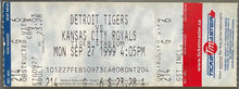 Load image into Gallery viewer, 1999 MLB Baseball Detroit Tigers Stadium Final Game Ticket Kansas City Royals