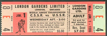Load image into Gallery viewer, 1986 World Juniors Championships Ticket C.S.S.R. vs U.S.S.R London Gardens
