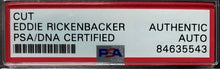 Load image into Gallery viewer, 1967 Eddie Rickenbacker Signed Autographed Card Pilot PSA/DNA Authenticated