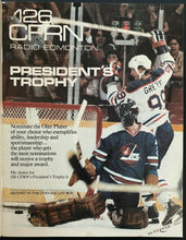Load image into Gallery viewer, October 13th 1979 Gretzky Messier 1st NHL Game In Edmonton Hockey Program Oilers