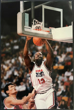 Load image into Gallery viewer, Type 1 Dream Team 2 Photos Shaquille O'Neal Slam Dunk Team USA Basketball VTG