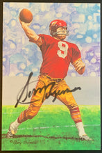 Load image into Gallery viewer, Sonny Jurgensen Autographed Limited Edition Goal Line Art Postcard JSA Authentic