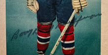 Load image into Gallery viewer, Boom Boom Geoffrion Signed 1957 Toronto Star Mounted Photo Vintage NHL Hockey