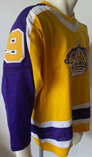 Load image into Gallery viewer, Jim Fox Los Angeles LA Kings Vintage Replica NHL Pro Stitch Hockey Jersey