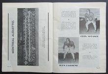Load image into Gallery viewer, 1948 Montreal Stadium CFL Program Montreal Alouettes vs Toronto Argonauts
