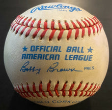 Load image into Gallery viewer, George HW Bush Brian Mulroney Signed Bobby Brown Baseball Autographed JSA LOA