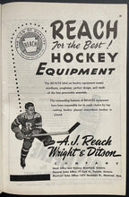 Load image into Gallery viewer, 1950 Stanley Cup Final Game 3 Program Detroit Red Wings Maple Leaf Gardens NHL