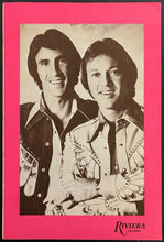 Load image into Gallery viewer, Circa 1970 Vintage Riviera Las Vegas Versailles Room Menu Helen Reddy Pictured