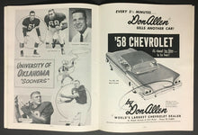 Load image into Gallery viewer, 1958 Orange Bowl Program Duke vs Oklahoma Miami Florida NCAA 24th Annual