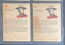 Load image into Gallery viewer, 1973 O-Pee-Chee Royal Canadian Mounted Police RCMP Centennial 8 Different Cards