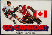 Load image into Gallery viewer, 1972 Team Canada Summit Series Post Card Vintage Postcard Unposted