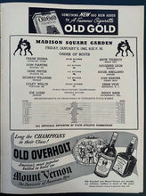 Load image into Gallery viewer, 1942 Heavyweight Championship Boxing Program Madison Square Garden Louis v Baer