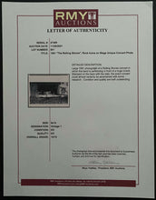 Load image into Gallery viewer, 1981 Rolling Stones Concert Photo Seattle Kingdome Siegel Photographer Vintage