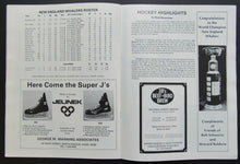 Load image into Gallery viewer, 1974 Boston Garden Final Game WHA Program New England Whalers - Houston Aeros