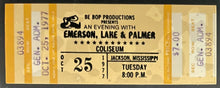 Load image into Gallery viewer, 1977 Emerson, Lake and Palmer Slabbed Graded Ticket Stub NM-MT 8 iCert Vintage