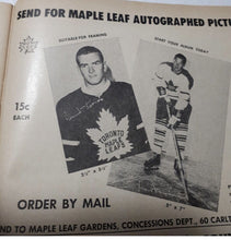Load image into Gallery viewer, 1963-64 Toronto Maple Leafs Team Issued Mail Order Souvenir Bob Pulford Photo