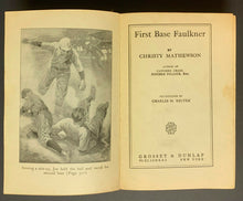 Load image into Gallery viewer, 1916 First Base Faulkner Christy Mathewson Hard Cover Book Vintage MLB Baseball