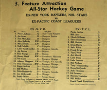 Load image into Gallery viewer, 1952 Vancouver Exhibition Forum Hockey Players Benevolent Association Program