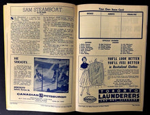 Load image into Gallery viewer, 1960 Maple Leaf Gardens Chicago Blackhawks Leafs VTG HKY Program Bert Olmstead
