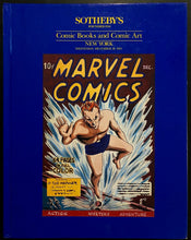 Load image into Gallery viewer, 1991 Sotheby's Hardcover Auction Catalogue Comic Books and Comic Art Catalog