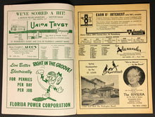 Load image into Gallery viewer, 1960 Multi Signed Spring Training MLB Program x14 Mathews Yankees vs Braves JSA