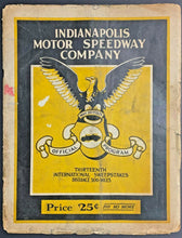 Load image into Gallery viewer, 1925 Indy 500 Racing Program Indianapolis Motor Speedway Peter DePaolo Winner