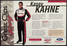 Load image into Gallery viewer, 2003 Kasey Kahne Signed NASCAR Rookie Racing Promo Photo Card Autographed