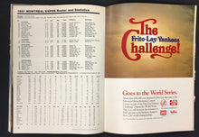 Load image into Gallery viewer, 1981 World Series Baseball Program Game 1 New York Yankees Los Angeles Dodgers