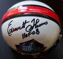 Load image into Gallery viewer, Emmitt Thomas Pro Football Hall Of Fame Autographed Mini-Helmet Signed PSA