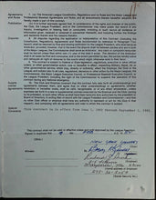 Load image into Gallery viewer, 1982 Dick Groch Employment Contract Signed New York Yankees Scout VTG MLB