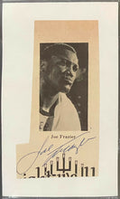 Load image into Gallery viewer, Joe Frazier Autographed Cut + Authenticated + Beckett Slabbed Vintage Boxing