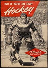 Load image into Gallery viewer, 1951 Vintage O'Keefe's Brewing Company Hockey Guide Booklet Original Envelope