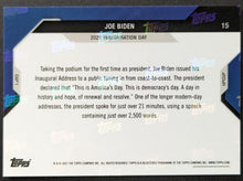 Load image into Gallery viewer, Biden Election Topps Now Cards x14 Trump Biden Debate Inauguration Day 2020