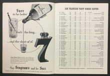Load image into Gallery viewer, 1954 NFL Football Program Kezar Stadium San Francisco 49ers vs Chicago Cardinals