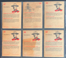 Load image into Gallery viewer, 1973 O-Pee-Chee Royal Canadian Mounted Police RCMP Centennial 8 Different Cards